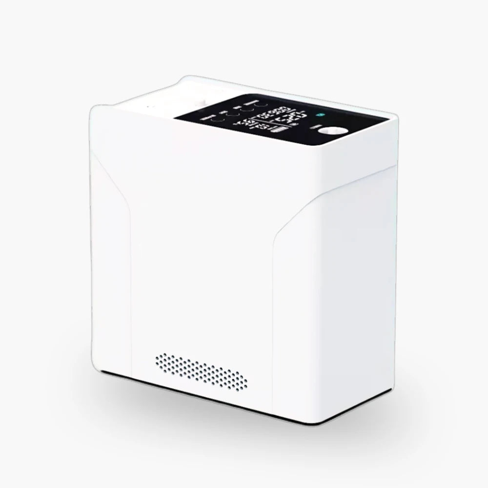 Portable 1-7L Adjustable Continuous&Pulse Flow Battery Oxygen Concentrator - 1BCM1
