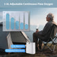 Portable 1-5L Adjustable Continuous Flow 3 Hours Battery Oxygen Concentrator - 1001S
